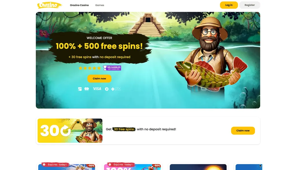 Orozino casino website